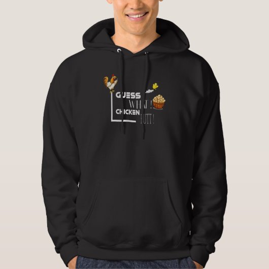 Rate mal, was Hühnchen-Hintern-Design Classic Hoodie (Vorderseite)
