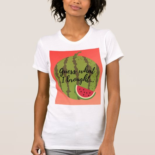 Rate mal, was ich gemacht habe| I Wassermelone T-Shirt (Vorderseite)