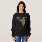 Rate mal was Llamas Hintern Sweatshirt (Vorne ganz)