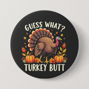 Rate mal was? Türkei Hintern Erntedank Funny Button