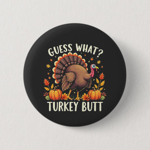 Rate mal was? Türkei Hintern Erntedank Funny Button