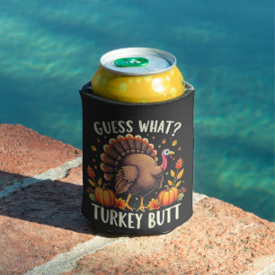 Rate mal was? Türkei Hintern Erntedank Funny Dosenkühler