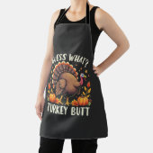 Rate mal was? Türkei Hintern Erntedank Funny Schürze (InSitu)