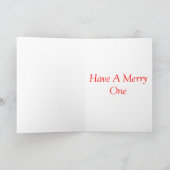 Rate mal, Weihnachten. Feiertagskarte (Innenseite)