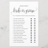 Rate mal, wer Braut oder Groom er sagte, sie habe  (Vorderseite)