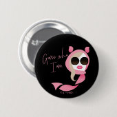 Rate mal, wer ich bin - der weiße Lotus Button (Vorne & Hinten)