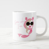 Rate mal, wer ich bin - der weiße Lotus Jumbo-Tasse (Rechts)