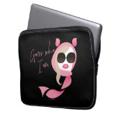 Rate mal, wer ich bin - der weiße Lotus Laptopschutzhülle (Vorderseite Links)