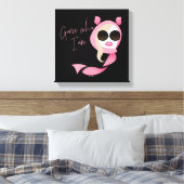 Rate mal, wer ich bin - der weiße Lotus Leinwanddruck (Insitu (Schlafzimmer))