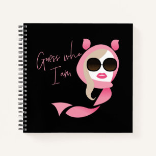 Rate mal, wer ich bin - der weiße Lotus Notizblock