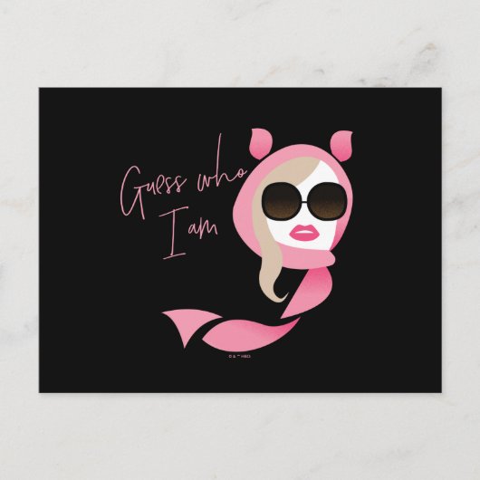 Rate mal, wer ich bin - der weiße Lotus Postkarte (Vorderseite)