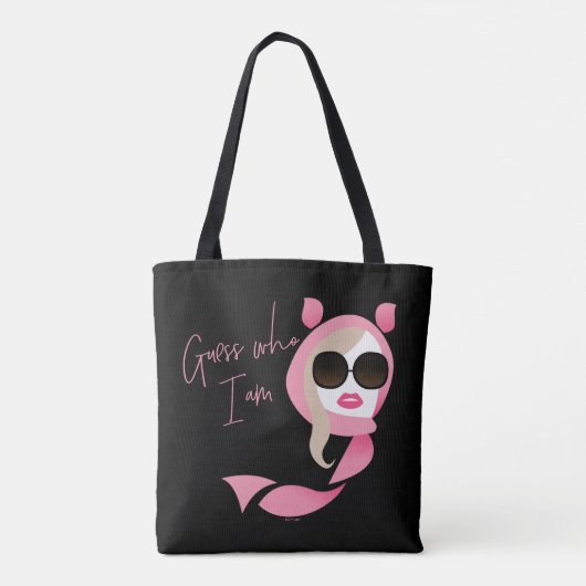 Rate mal, wer ich bin - der weiße Lotus Tasche (Rückseite)