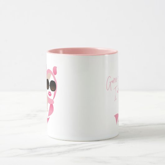 Rate mal, wer ich bin - der weiße Lotus Tasse (Zentrum)