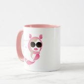 Rate mal, wer ich bin - der weiße Lotus Tasse (Vorderseite Links)