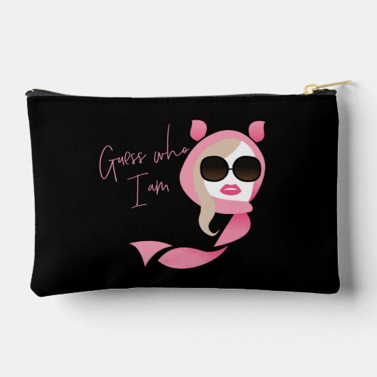 Rate mal, wer ich bin - der weiße Lotus Zubehörtasche (Rückseite)