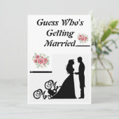 Rate mal, wer verheiratet wird einladung (Stehend Vorderseite)