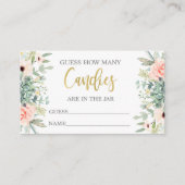 Rate mal, wie viele Bonbons sich im Glas befinden Begleitkarte (Vorderseite)
