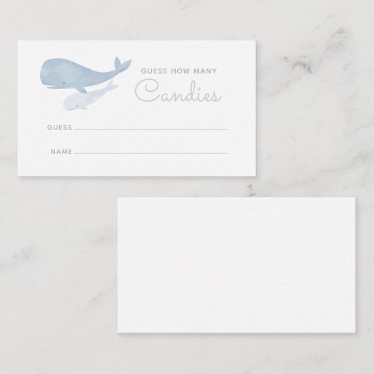 Rate mal, wie viele Candies Begleitkarte (Vorne/Hinten)