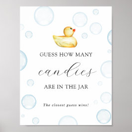 Rate mal, wie viele in Jar Shower Game Poster sind