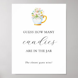 Rate mal, wie viele in Jar Shower Game Poster sind