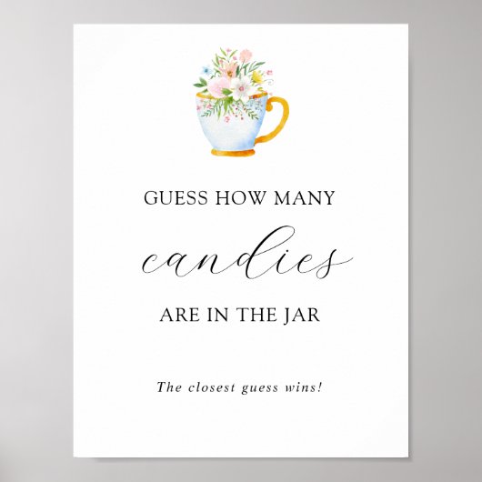 Rate mal, wie viele in Jar Shower Game Poster sind (Vorne)