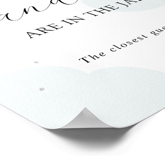 Rate mal, wie viele in Jar Shower Game Poster sind (Ecke)