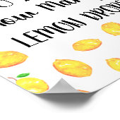 Rate mal, wie viele Lemon Drops Brautparty Poster (Ecke)