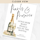 Rate mal, wie viele Perlen im Brautparty sind Poster