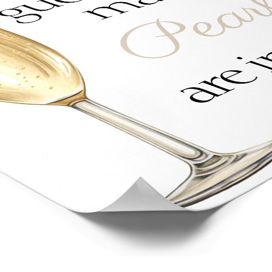 Rate mal, wie viele Perlen sich im Brautparty befi Poster (Ecke)