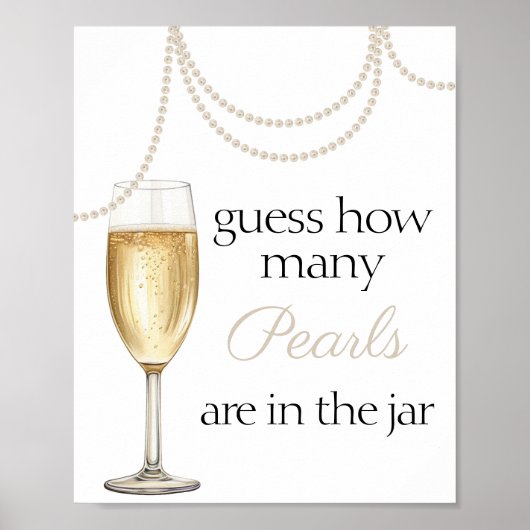 Rate mal, wie viele Perlen sich im Brautparty befi Poster (Vorne)