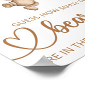 Rate mal, wie viele Teddybären Poster (Ecke)