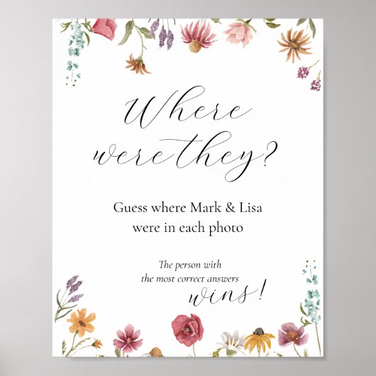 Rate mal, wo sie Brautparty Game Poster waren (Vorne)