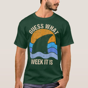 Rate mal, woche es lustige Hai Geschenke Männer, F T-Shirt