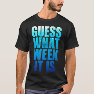 Rate mal, woche es lustige Hai Geschenke Männer, F T-Shirt