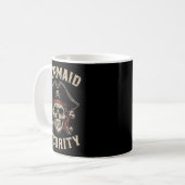 Rate Mermaid Security Funny Skull Costume Dad Men  Kaffeetasse (Vorderseite Links)