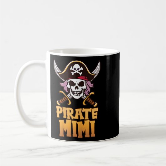 Rate Mimi Funny Captain Matching Grandma Halloween Kaffeetasse (Links)