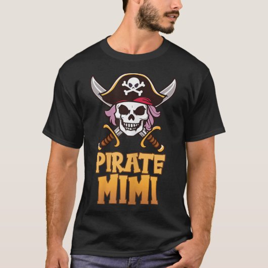 Rate Mimi Funny Captain Matching Grandma Halloween T-Shirt (Vorderseite)