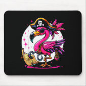 Rate Nk Flamingo Halloween Party - Jolly Roger Mousepad (Vorne)