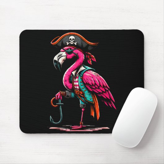 Rate Nk Flamingo Halloween Party - Jolly Roger Mousepad (Mit Mouse)