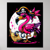 Rate Nk Flamingo Halloween Party - Jolly Roger Poster (Vorne)