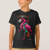 Rate Nk Flamingo Halloween Party - Jolly Roger  T-Shirt (Vorderseite)
