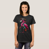 Rate Nk Flamingo Halloween Party - Jolly Roger  T-Shirt (Vorne ganz)