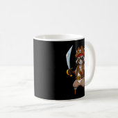 Rate Raccoon Funny Halloween Costume For Men Women Kaffeetasse (VorderseiteRechts)