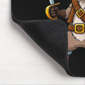 Rate Raccoon Funny Halloween Costume For Men Women Mousepad (Ecke)