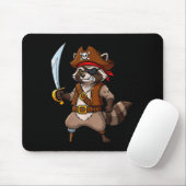 Rate Raccoon Funny Halloween Costume For Men Women Mousepad (Mit Mouse)
