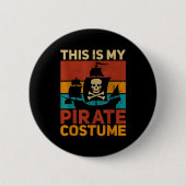 Rate Ship Funny Rate Outfit Rate Costume Retro Rat Button (Vorderseite)