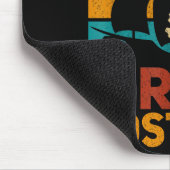 Rate Ship Funny Rate Outfit Rate Costume Retro Rat Mousepad (Ecke)