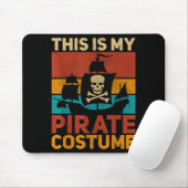 Rate Ship Funny Rate Outfit Rate Costume Retro Rat Mousepad (Mit Mouse)