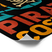 Rate Ship Funny Rate Outfit Rate Costume Retro Rat Poster (Ecke)