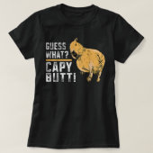 Rate was Capy Hintern Capybara Funny Capibara T-Shirt (Design vorne)